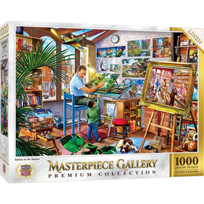 Masterpiece Gallery: Gallery on the Square – 1000 Piece Jigsaw Puzzle by MasterPieces - Masterpieces Puzzles - Jigsaw Puzzles - The Puzzle Center - 