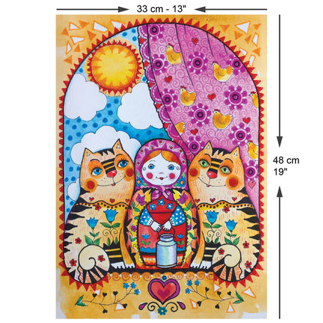 Matryoshka 500 Piece Jigsaw Puzzle | Anatolian