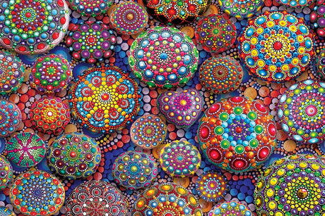 Meditative Mandala Stones 1000 Piece Jigsaw Puzzle | Eurographics - Eurographics - Jigsaw Puzzles - The Puzzle Center