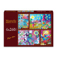 Megan Aroon 4 x 260 Pieces Jigsaw Puzzles | Magnolia - Jigsaw Puzzles - The Puzzle Center