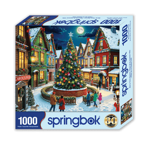 Merry Town Square 1000 Piece Jigsaw Puzzle | Springbok Puzzles - Springbok Puzzles - Jigsaw Puzzles - The Puzzle Center