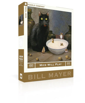 Mice Will Play 500 Piece Jigsaw Puzzle | New York Puzzle Company - Jigsaw Puzzles - The Puzzle Center