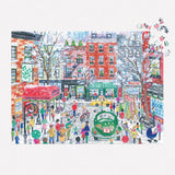 Michael Storrings Christmas in Greenwich Village 1000 Piece Jigsaw Puzzle | Galison - Jigsaw Puzzles - The Puzzle Center