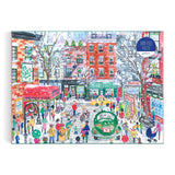 Michael Storrings Christmas in Greenwich Village 1000 Piece Jigsaw Puzzle | Galison - Jigsaw Puzzles - The Puzzle Center