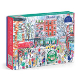 Michael Storrings Christmas in Greenwich Village 1000 Piece Jigsaw Puzzle | Galison - Jigsaw Puzzles - The Puzzle Center