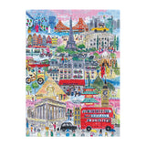 Michael Storrings Cities Around the World 1000 Piece Jigsaw Puzzle | Galison - Jigsaw Puzzles - The Puzzle Center