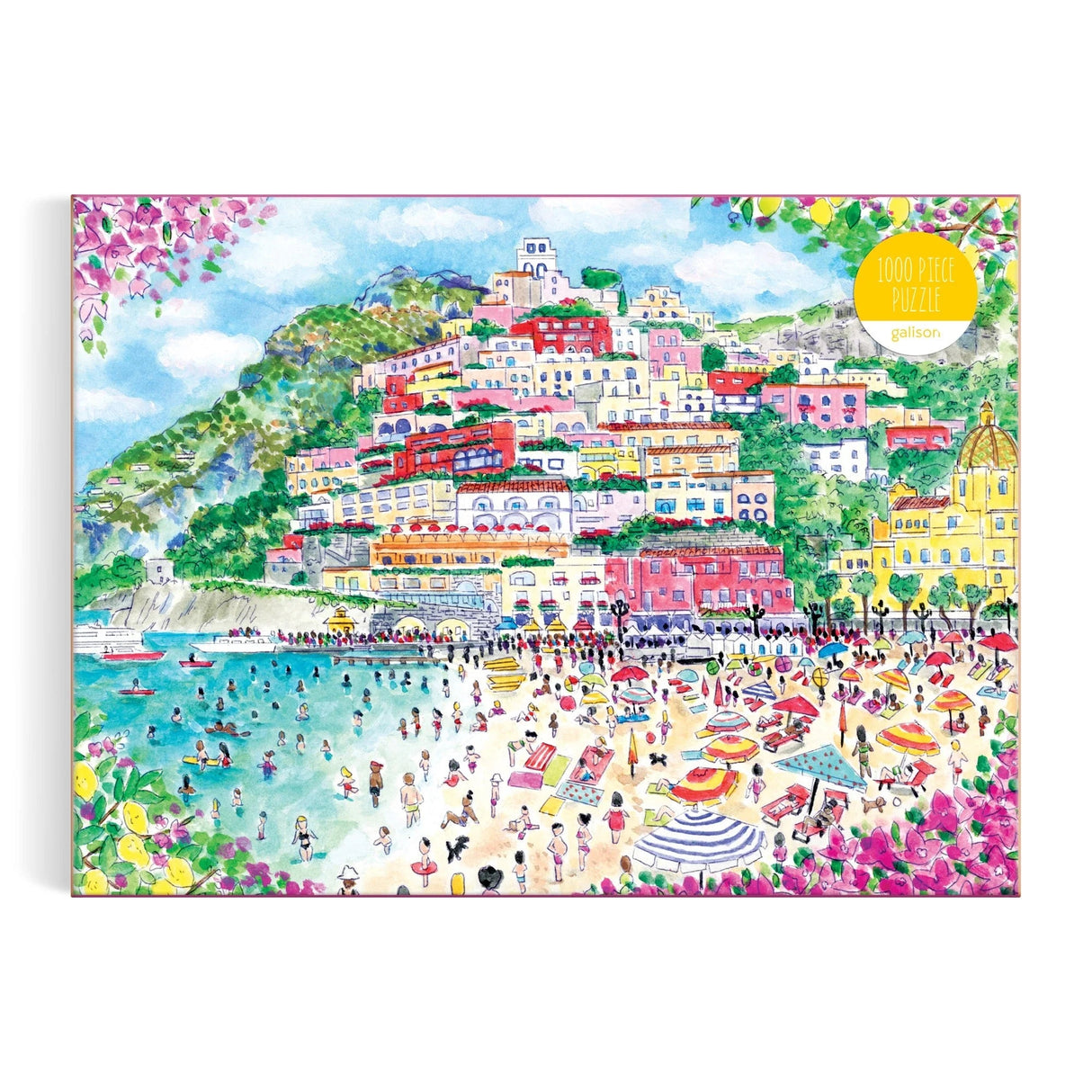 Michael Storrings Coast of Italy 1000 Piece Jigsaw Puzzle | Galison - Jigsaw Puzzles - The Puzzle Center