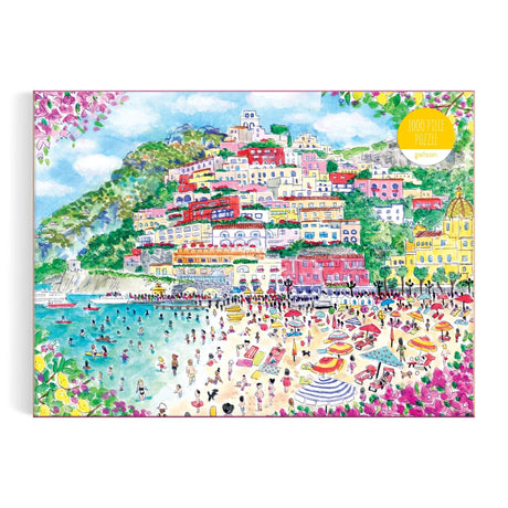 Michael Storrings Coast of Italy 1000 Piece Jigsaw Puzzle | Galison - Jigsaw Puzzles - The Puzzle Center