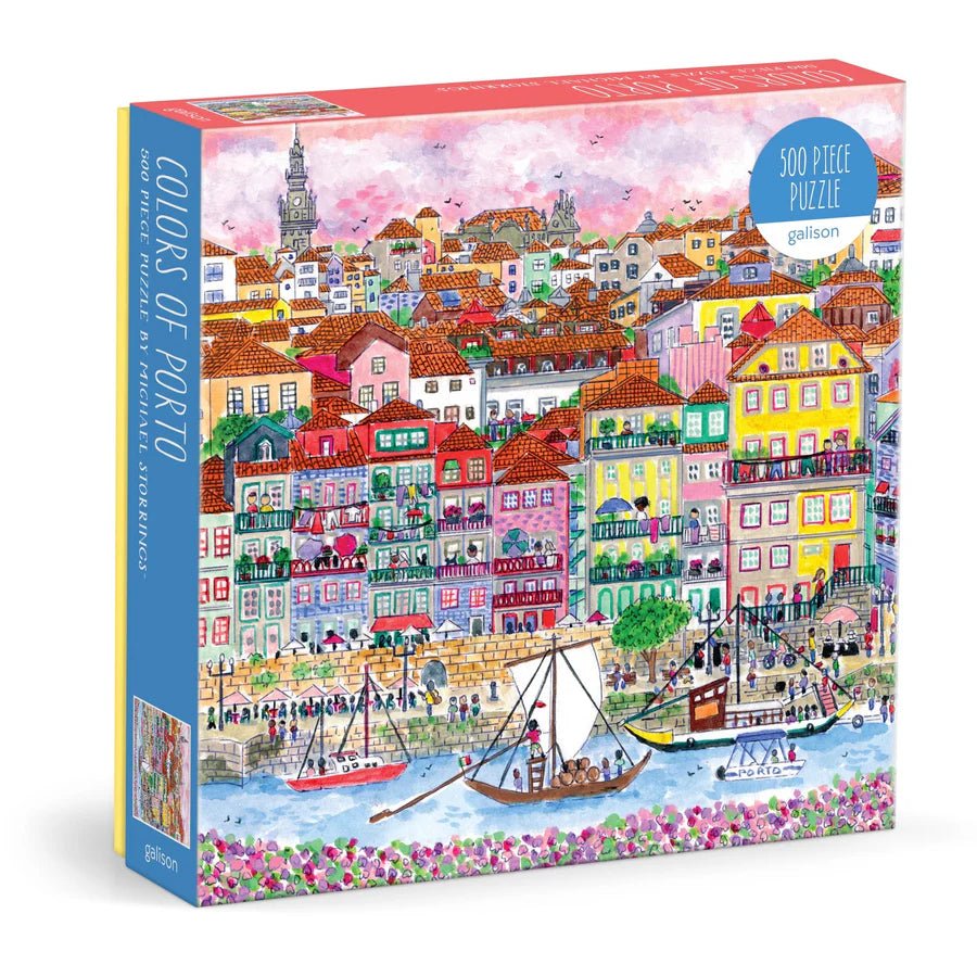 Michael Storrings Colors Of Porto 500 Piece Jigsaw Puzzle by Galison - Galison - Jigsaw Puzzles - The Puzzle Center