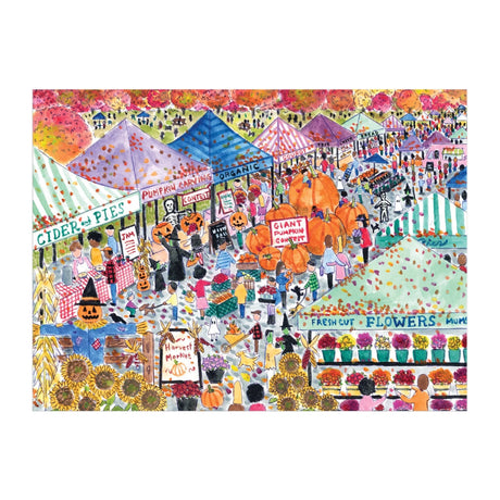Michael Storrings Harvest Market 1000 Piece Jigsaw Puzzle | Galison - Jigsaw Puzzles - The Puzzle Center