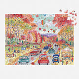 Michael Storrings Leaf Peeping 1000 Piece Jigsaw Puzzle | Galison - Jigsaw Puzzles - The Puzzle Center