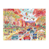 Michael Storrings Leaf Peeping 1000 Piece Jigsaw Puzzle | Galison - Jigsaw Puzzles - The Puzzle Center