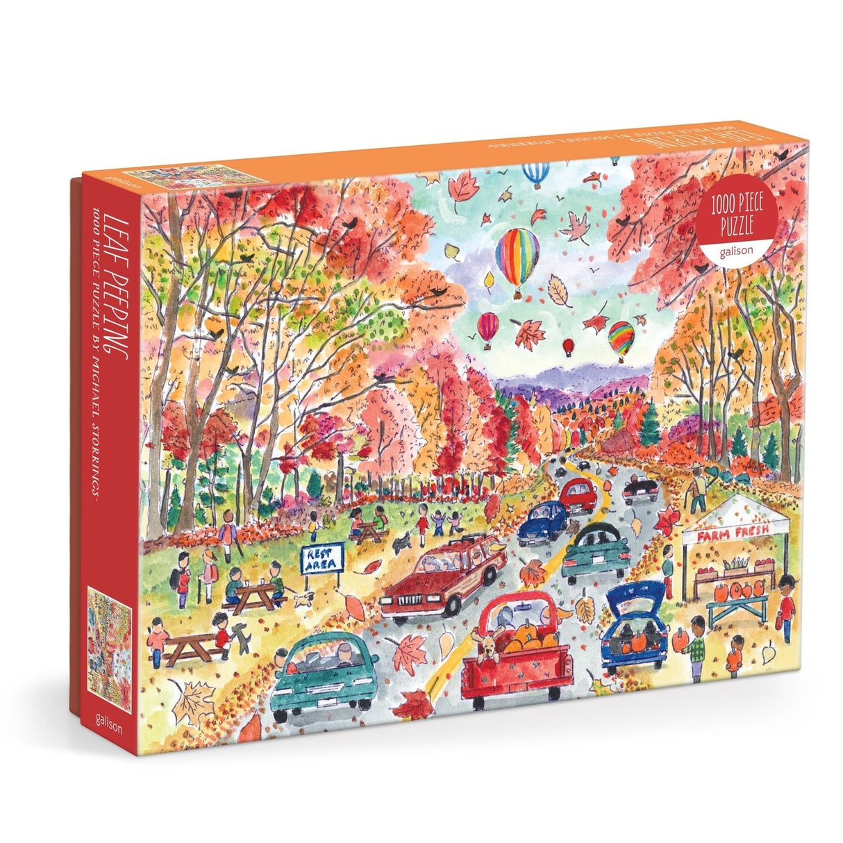 Michael Storrings Leaf Peeping 1000 Piece Jigsaw Puzzle | Galison - Jigsaw Puzzles - The Puzzle Center