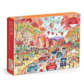 Michael Storrings Leaf Peeping 1000 Piece Jigsaw Puzzle | Galison - Jigsaw Puzzles - The Puzzle Center