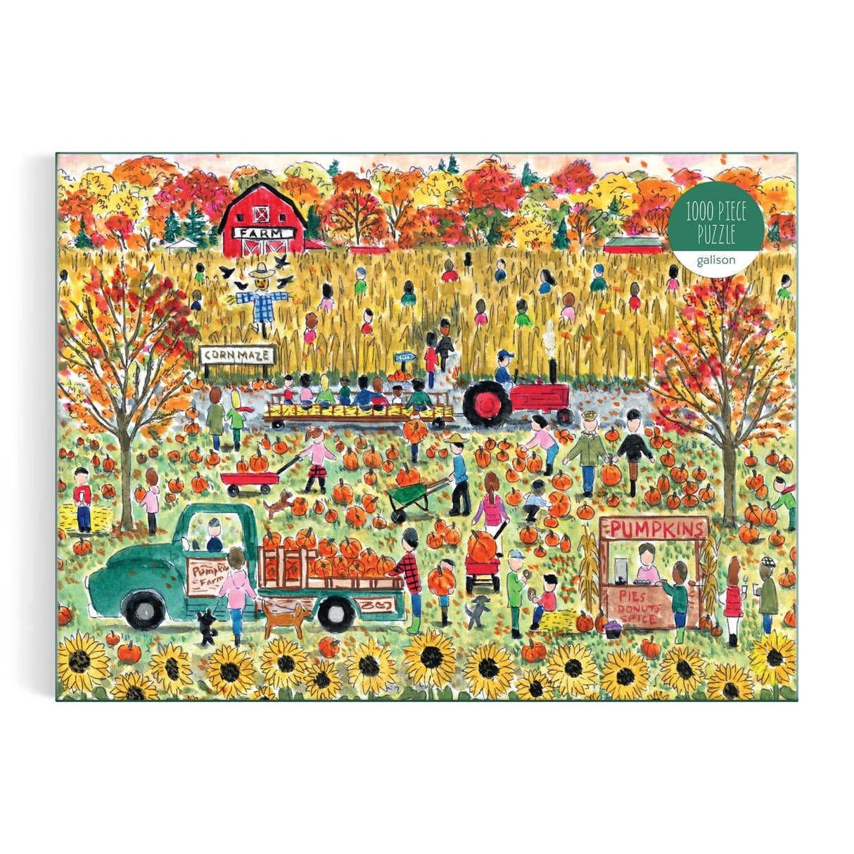 Michael Storrings Pumpkin Patch 1000 Piece Jigsaw Puzzle | Galison