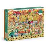 Michael Storrings Pumpkin Patch 1000 Piece Jigsaw Puzzle | Galison