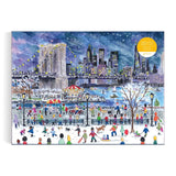 Michael Storrings Snowfall Over New York City 1000 Piece Jigsaw Puzzle | Galison - Jigsaw Puzzles - The Puzzle Center