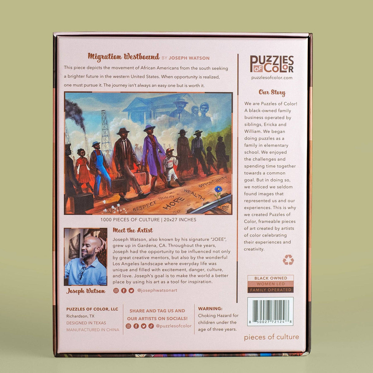 Migration Westbound 1000 Piece Jigsaw Puzzle by Puzzles of Color | Joseph Watson - Puzzles of Color - Jigsaw Puzzles - The Puzzle Center
