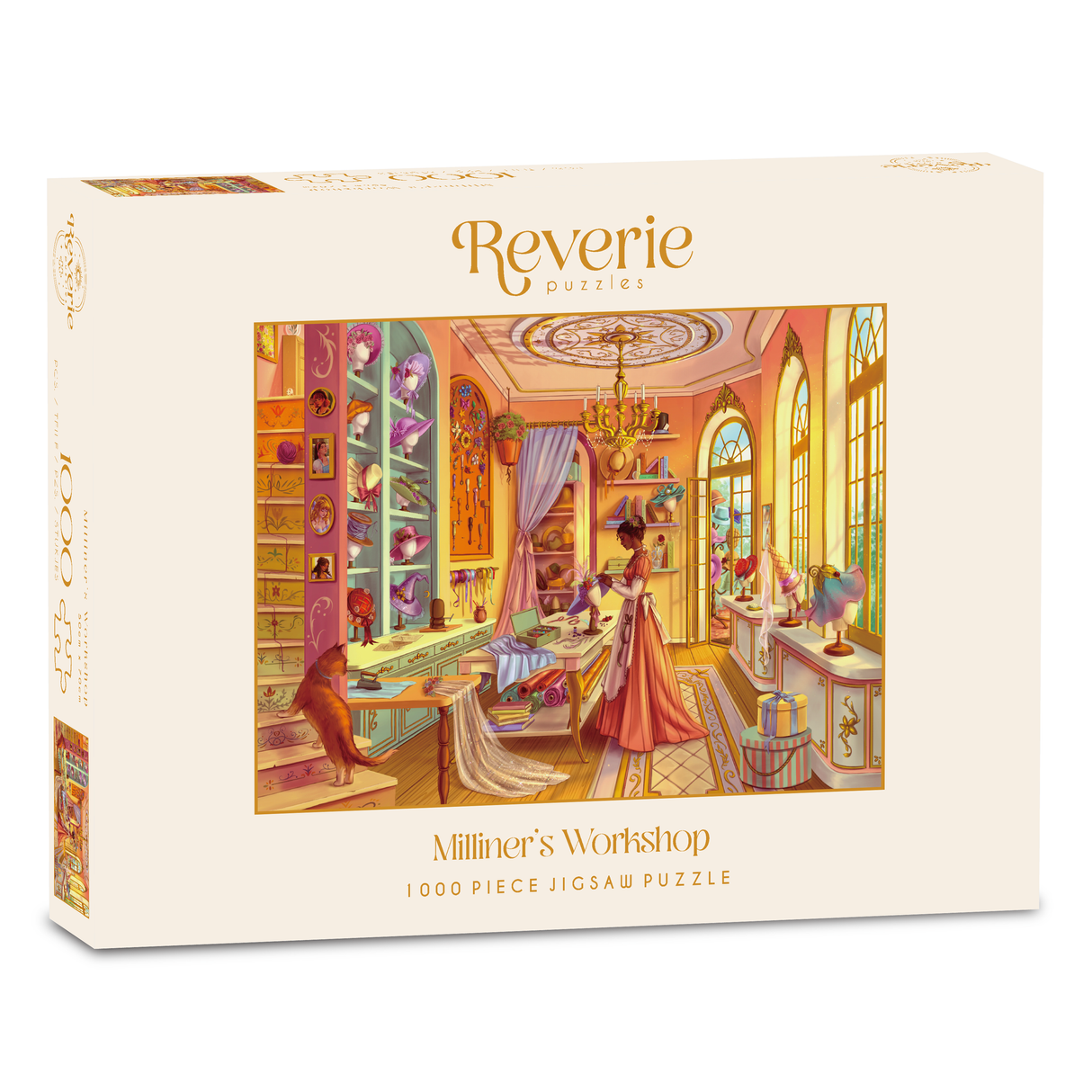 Milliners Workshop 1000 Piece Jigsaw Puzzle | Reverie Puzzles