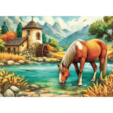 Millstream Pause 1000 Piece Jigsaw Puzzle | JaCaRou Puzzles - Jigsaw Puzzles - The Puzzle Center