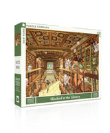 Mischief at the Library 500 Piece Jigsaw Puzzle | New York Puzzle Company - Jigsaw Puzzles - The Puzzle Center