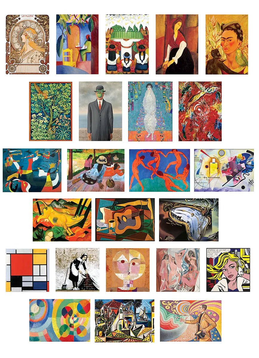 Modern Fine Art Christmas 24 x 50 Piece Jigsaw Puzzles | Eurographics - Jigsaw Puzzles - The Puzzle Center