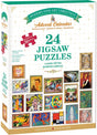 Modern Fine Art Christmas 24 x 50 Piece Jigsaw Puzzles | Eurographics - Jigsaw Puzzles - The Puzzle Center