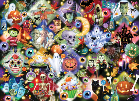 Monster Mashup 1000 Piece Jigsaw Puzzle | Vermont Christmas Co - Jigsaw Puzzles - The Puzzle Center