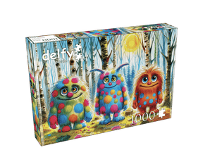 Monsterous Trio 1000 Piece Jigsaw Puzzle | Delfy Puzzles - Jigsaw Puzzles - The Puzzle Center