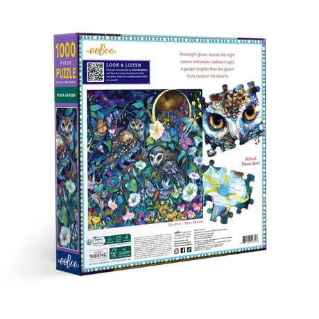 Moon Garden 1000 Piece Jigsaw Puzzle | eeBoo - Jigsaw Puzzles - The Puzzle Center