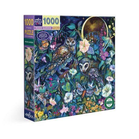 Moon Garden 1000 Piece Jigsaw Puzzle | eeBoo - Jigsaw Puzzles - The Puzzle Center
