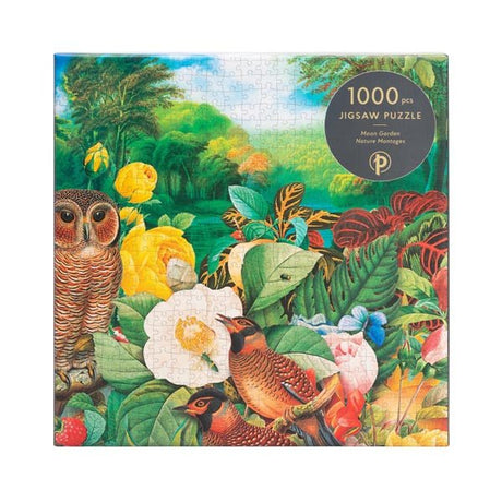 Moon Garden (Nature Montages) 1000 Piece Jigsaw Puzzle | Paperblanks - Jigsaw Puzzles - The Puzzle Center