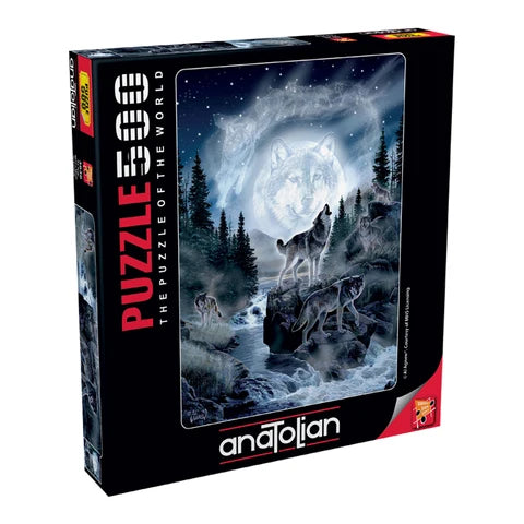 Moon Wolf 500 Piece Jigsaw Puzzle | Anatolian