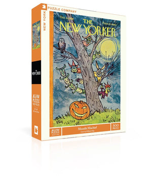 Moonlit Mischief 500 Piece Jigsaw Puzzle | New York Puzzle Company - Jigsaw Puzzles - The Puzzle Center