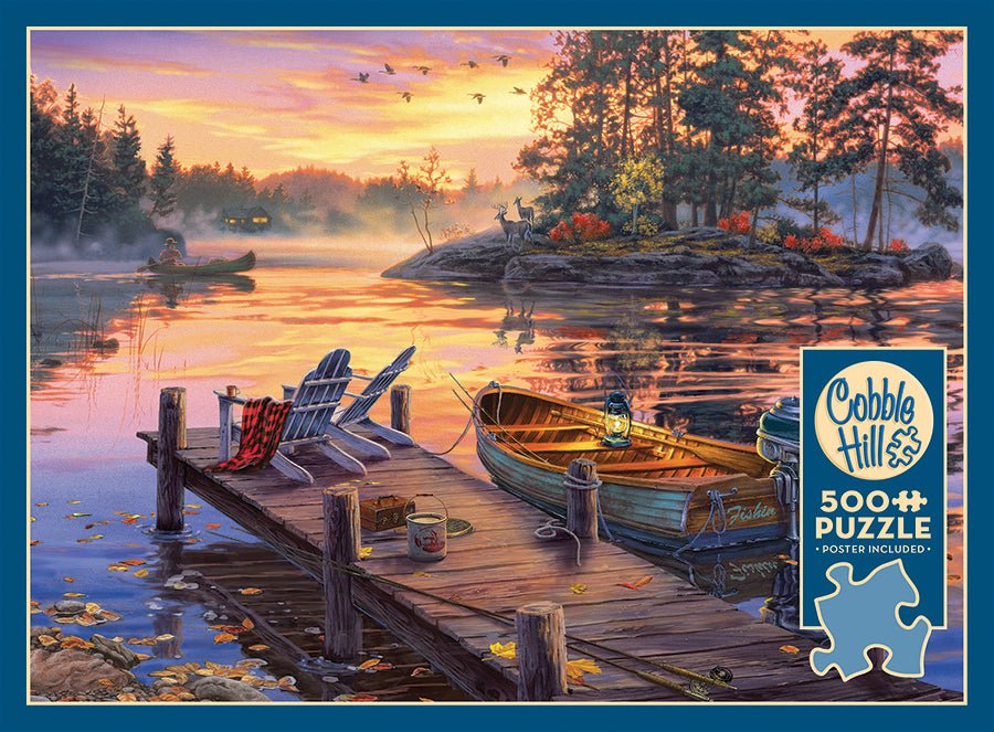 Cobble Hill Morning Paradise 500 Piece Puzzle – The Puzzle Center
