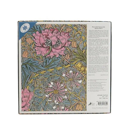 Morris Pink Honeysuckle 1000 Piece Jigsaw Puzzle Paperblanks - Paperblanks - Jigsaw Puzzles - The Puzzle Center
