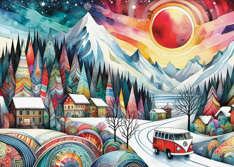 Mountain Path Wanderer 1000 Piece Jigsaw Puzzle | Delfy Puzzles - Jigsaw Puzzles - The Puzzle Center