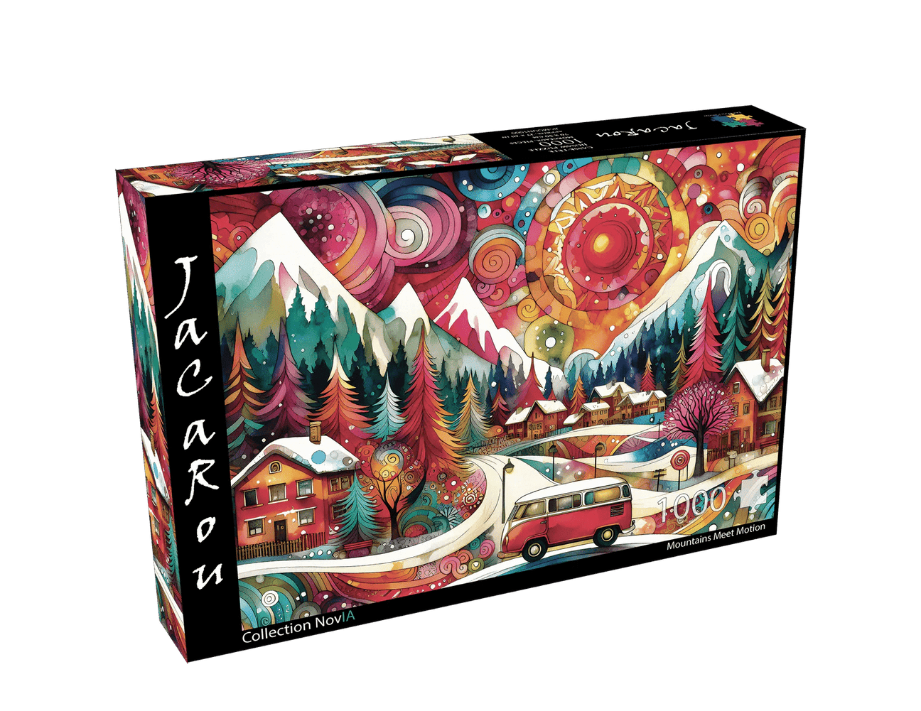 Mountains Meet Motion 1000 Piece Jigsaw Puzzle | JaCaRou Puzzles - Jigsaw Puzzles - The Puzzle Center