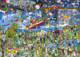 Movie History Mishmash 2000 Piece Jigsaw Puzzle | Heye - Jigsaw Puzzles - The Puzzle Center