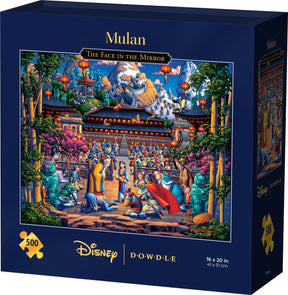 Mulan The Face in the Mirror 500 Piece Jigsaw Puzzle | Dowdle Puzzles - Dowdle - Jigsaw Puzzles - The Puzzle Center