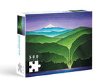Multnomah Falls 500 Piece Jigsaw Puzzle | Allport Editions - Jigsaw Puzzles - The Puzzle Center