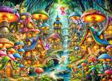 Mushroom Fairies 1000 Piece Jigsaw Puzzle | Vermont Christmas Co - Jigsaw Puzzles - The Puzzle Center