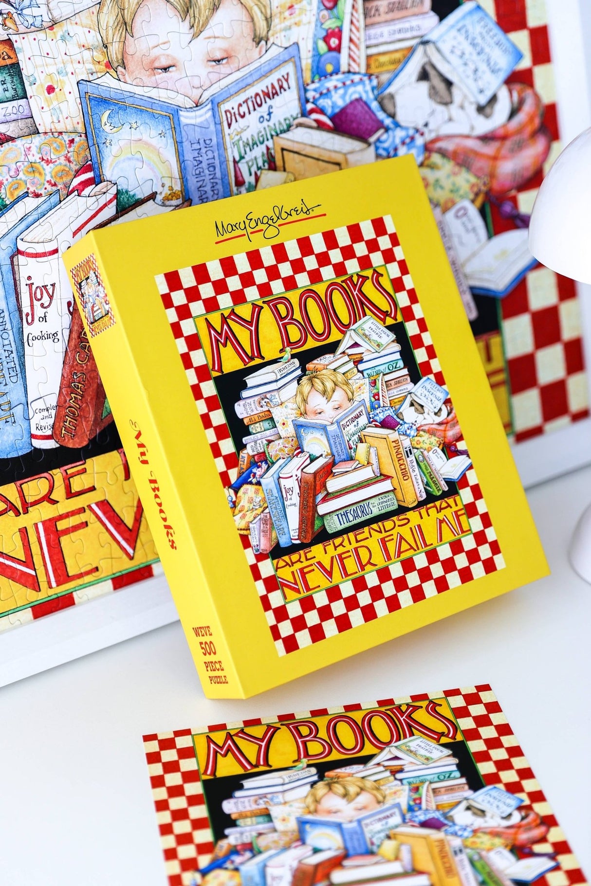 My Books 500 Piece Jigsaw Puzzle | WEVE - Jigsaw Puzzles - The Puzzle Center