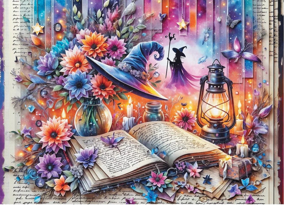 Mystic Spellbook 1000 Piece Jigsaw Puzzle | Delfy Puzzles - Jigsaw Puzzles - The Puzzle Center