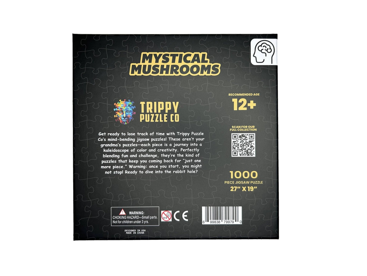 Mystical Mushrooms 1000 Piece Jigsaw Puzzle | Trippy Puzzle Co - Jigsaw Puzzles - The Puzzle Center