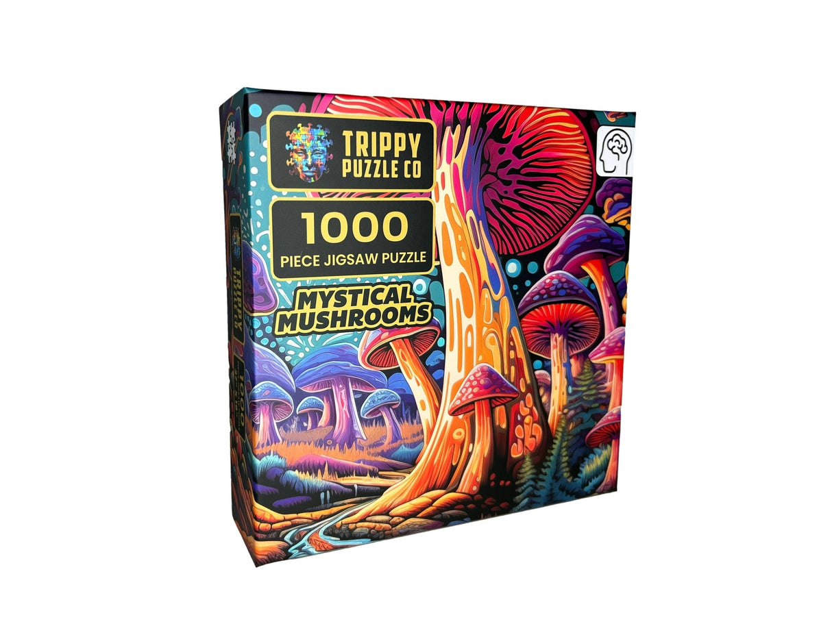 Mystical Mushrooms 1000 Piece Jigsaw Puzzle | Trippy Puzzle Co - Jigsaw Puzzles - The Puzzle Center