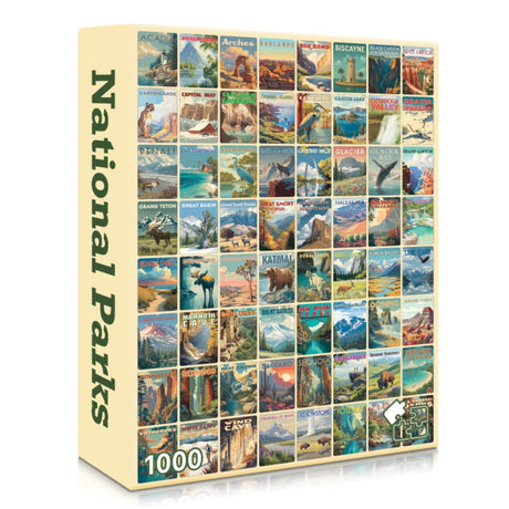 National Parks 1000 Piece Jigsaw Puzzle | Final Piece Puzzles - Jigsaw Puzzles - The Puzzle Center