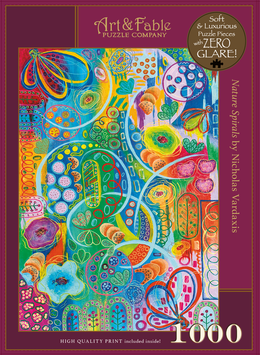 Nature Spirals 1000 Piece Jigsaw Puzzle | Art & Fable - Jigsaw Puzzles - The Puzzle Center