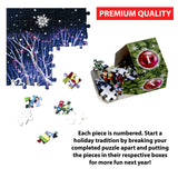 Neighborhood Christmas Advent Calendar 1000 Pieces | Vermont Christmas Co