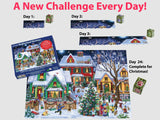 Neighborhood Christmas Advent Calendar 1000 Pieces | Vermont Christmas Co